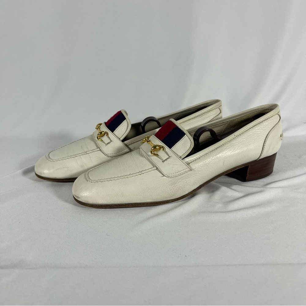 Gucci Women's White Loafers - Picture 2 of 14